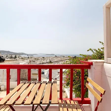 Elenitas Town House With Balcony And Sea View Appartement Mykonos Town